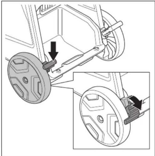 HUSQVARNA DE 110iH - Pour déplacer le produit sur de longues distances - 2
