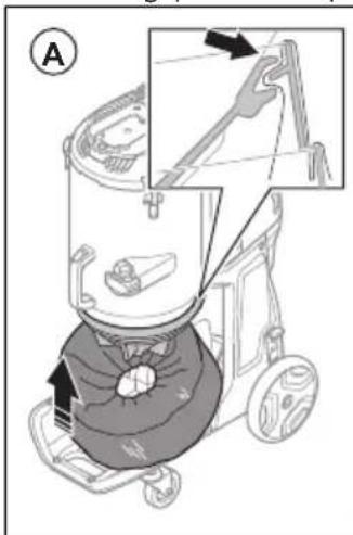 HUSQVARNA DE 110iH - To install a new Longopac bag cassette - 4