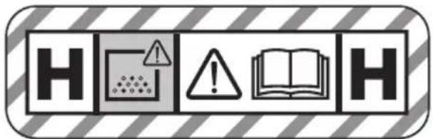 HUSQVARNA DE 110iH - Symbols on the product - 5