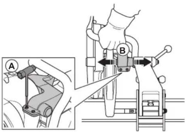 HUSQVARNA K 1 PACE - Utilisation de la fixation de rail RA 10, RA 10S - 3
