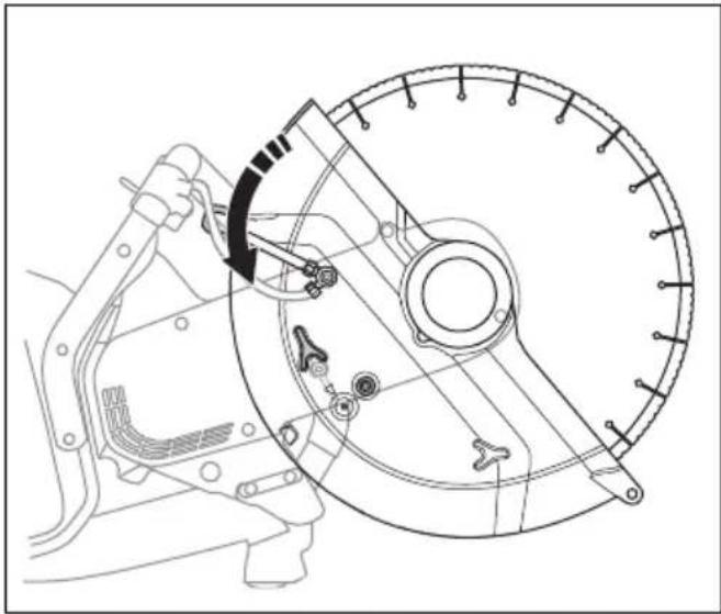 HUSQVARNA K 1 PACE - So stellen Sie den Rohrschneidemodus ein (nur K1 PACE und K1 PACE Rescue) - 4