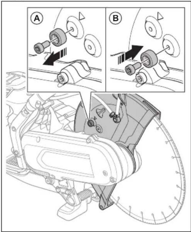 HUSQVARNA K 1 PACE - To set the pipe cutting mode (Only K1 PACE and K1 PACE Rescue) - 3