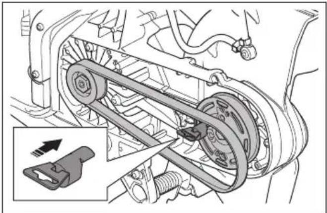 HUSQVARNA K 1 PACE - So installieren Sie den Treibriemen - 1