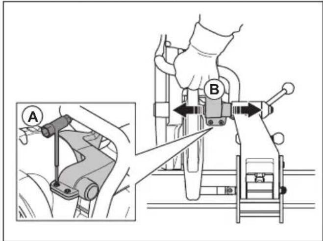 HUSQVARNA K 1 PACE - To use the rail fixture RA 10, RA 10S - 4