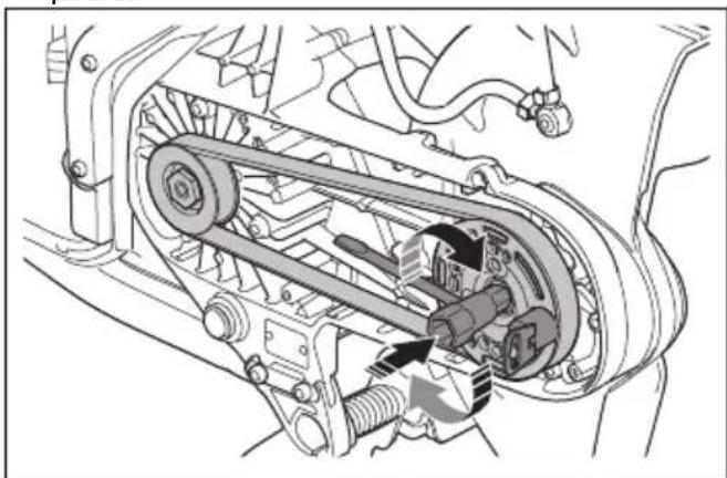 HUSQVARNA K 1 PACE - Pour installer la courroie d'entraînement - 2