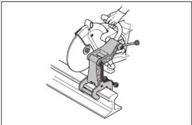 HUSQVARNA K 1 PACE - To use the rail fixture RA 11 - 3