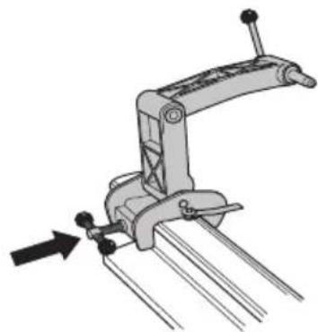 HUSQVARNA K 1 PACE - Points d'installation et indicateur de fixation de rail - 3