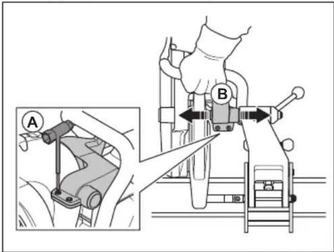 HUSQVARNA K 1 PACE - To use the rail fixture RA 11 - 4