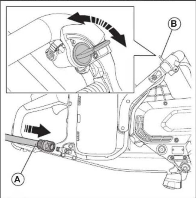 HUSQVARNA K 1 PACE - To connect the coolant water - 1
