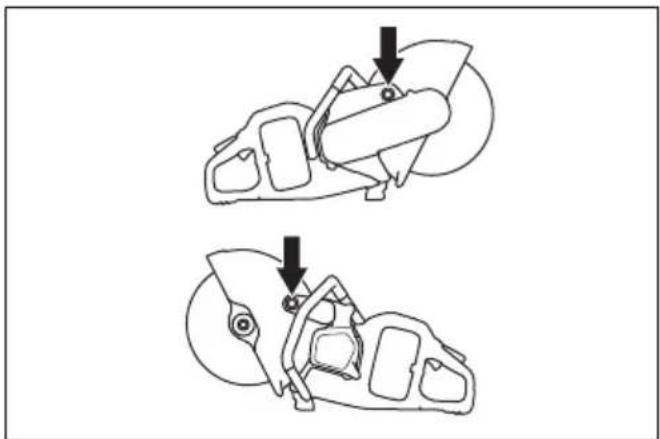 HUSQVARNA K 1 PACE - Installationspunkte und Schienenvorrichtungsanzeige - 1