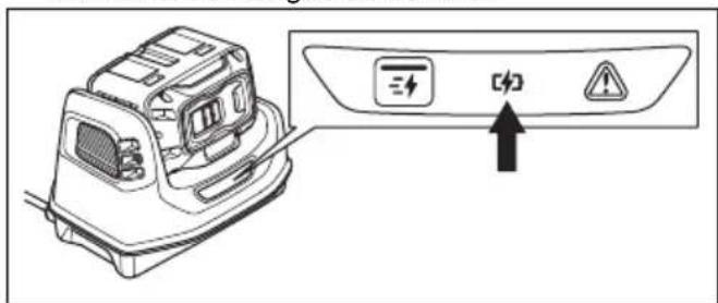 HUSQVARNA K 1 PACE - Connexion de la batterie au chargeur de batterie - 1