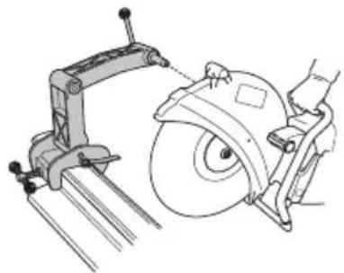 HUSQVARNA K 1 PACE - Points d'installation et indicateur de fixation de rail - 4