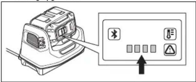 HUSQVARNA K 1 PACE - De accu aansluiten op de acculader - 2