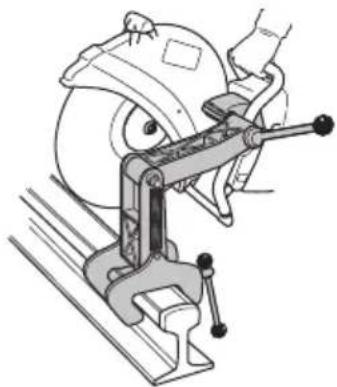 HUSQVARNA K 1 PACE - Utilisation de la fixation de rail RA 10, RA 10S - 2
