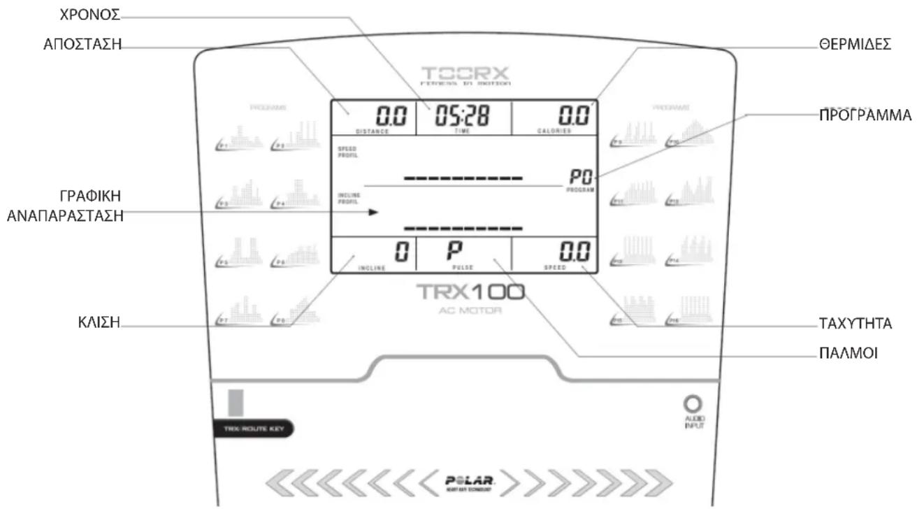 Toorx TRX-100 - ΓΡΑΦΙΚΗ ΑΠΕΙΚΟΝΙΣΗ - 1