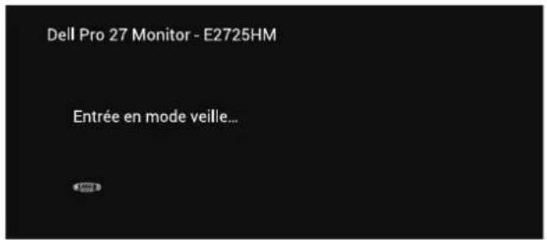 DELL Pro 27 Monitor E2725HM - Messages d'avertissement de l'OSD - 2