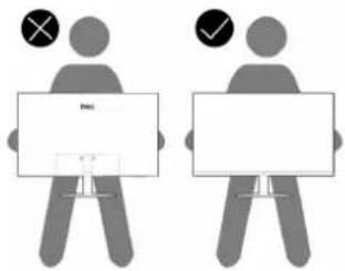 DELL Pro 27 Monitor E2725HM - Manipulation et déplacement de votre moniteur - 2