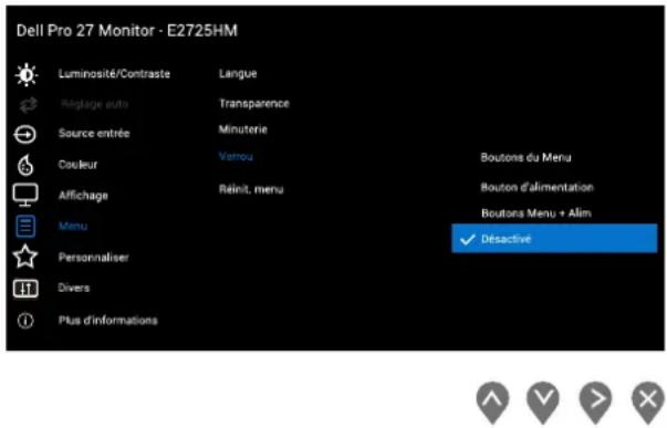 DELL Pro 27 Monitor E2725HM - Sélectionnez l'une des options suivantes : - 1