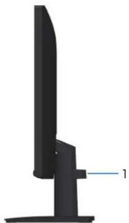 DELL Pro 27 Monitor E2725HM - Vue latérale - 1