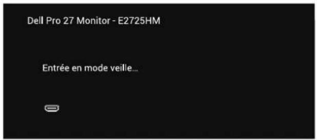 DELL Pro 27 Monitor E2725HM - Messages d'avertissement de l'OSD - 3