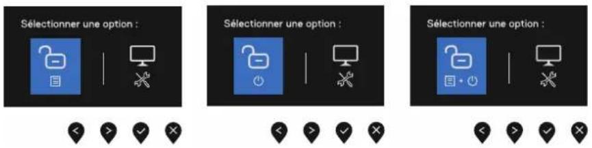 DELL Pro 24 Plus E2425HSM - Pour déverrouiller les boutons - 1