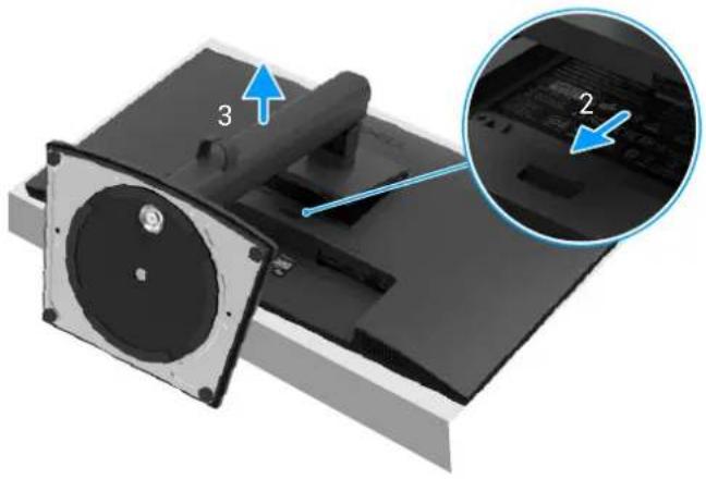 DELL Pro 24 Plus E2425HSM - Pour retirer le support : - 1
