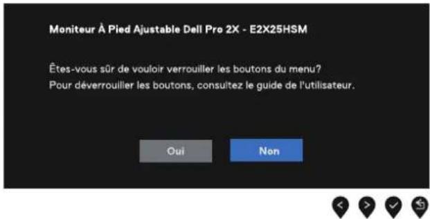 DELL Pro 24 Plus E2425HSM - Messages d'avertissement OSD - 2