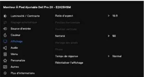 DELL Pro 24 Plus E2425HSM - Accès au menu OSD - 11