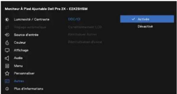 DELL Pro 24 Plus E2425HSM - Accès au menu OSD - 27
