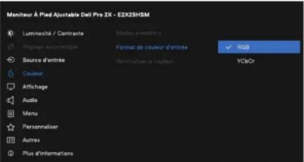 DELL Pro 24 Plus E2425HSM - Accès au menu OSD - 10