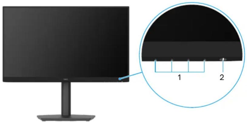 DELL Pro 22 E2225HSM - Vue de face - 1