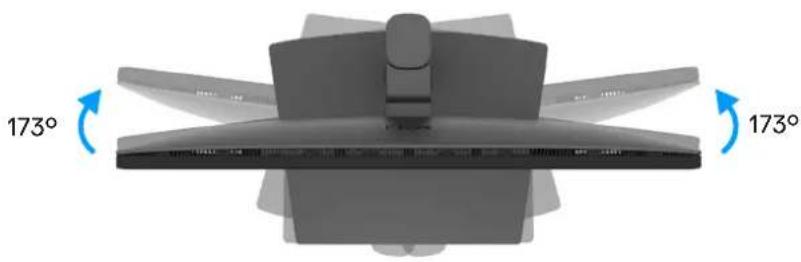 DELL Pro 22 E2225HSM - Utilisation de la rotation (Lazy Susan) - 1