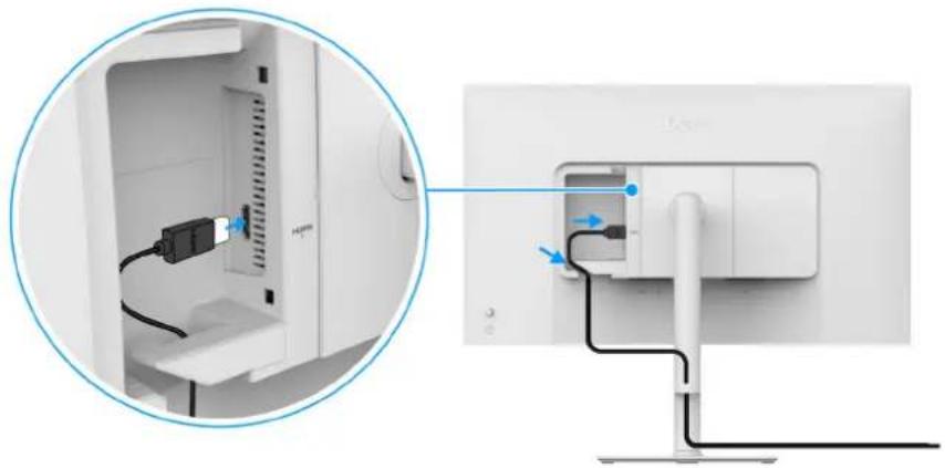 DELL 27 Plus 4K S2725QS - Passage des cables - 1