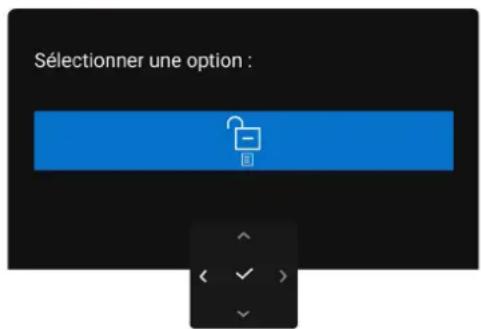 DELL 27 Plus 4K S2725QS - Verrouillage des boutons de commande - 2