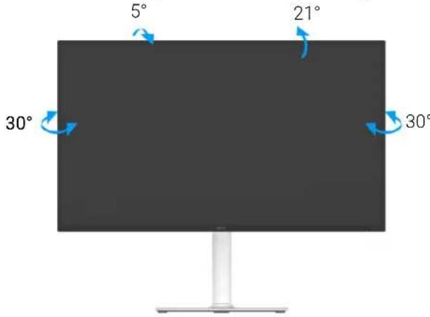 DELL 27 Plus 4K S2725QS - Réglage d'inclinaison et de pivotement - 1