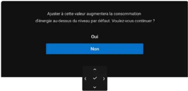 DELL 27 Plus 4K S2725QS - Messages d'ajretissement OSD - 3