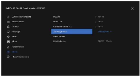 DELL Pro 75 Plus 4 P7525QT - Diagnostics intégrés - 1