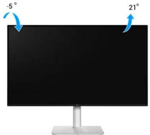 DELL 32 Plus S3225QS - Réglage de l'inclinaison et de l'angle - 1