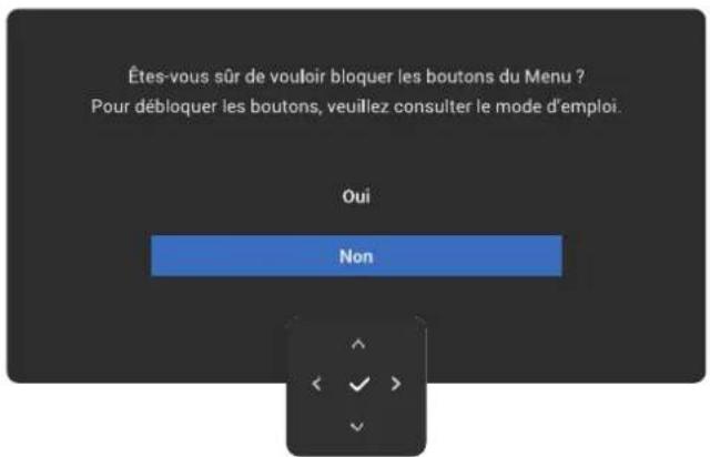 DELL 32 Plus S3225QS - Messages d'advertisement de l'OSD - 3