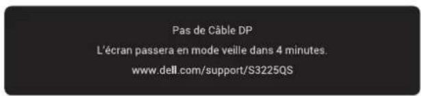 DELL 32 Plus S3225QS - Messages d'advertisement de l'OSD - 7
