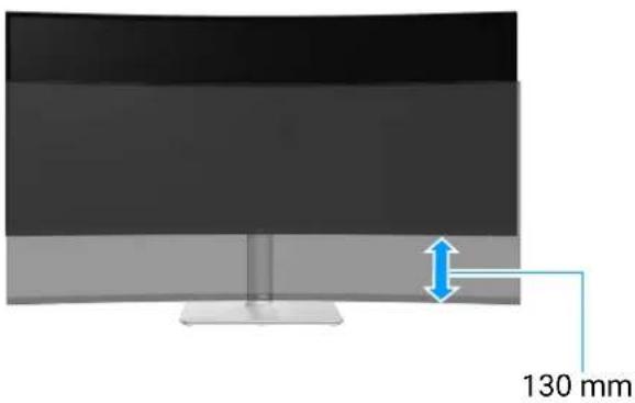 DELL 34 Plus S3425DW - Réglage de la hauteur - 1