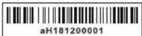 PerfectPro OCT-18V - Nachfolgend wird der Barcode am Produkt erlautert: - 1