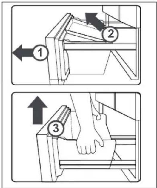 HAIER HFR79F19DFGB - Removable lower freezer drawer - 1