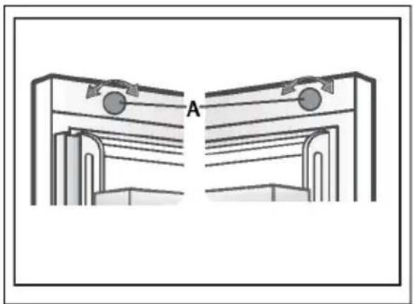 HAIER HFR79F19DFGB - Utilizarea piciorului reglabil/balama reglabilă - 1