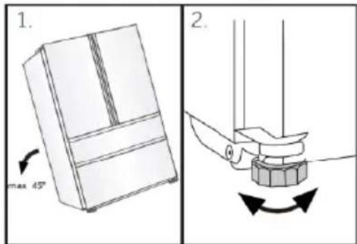 HAIER HFR79F19DFGB - Anivellament de l'electrodomèstic - 2