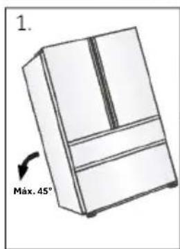 HAIER HFR79F19DFGB - Nivelación del electrodoméstico - 2