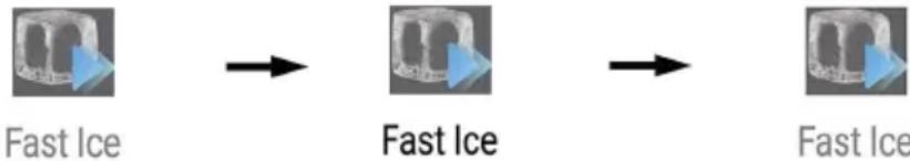 HAIER HFR79F19DFGB - Функція швидкого приготування льоду Fast Ice - 1