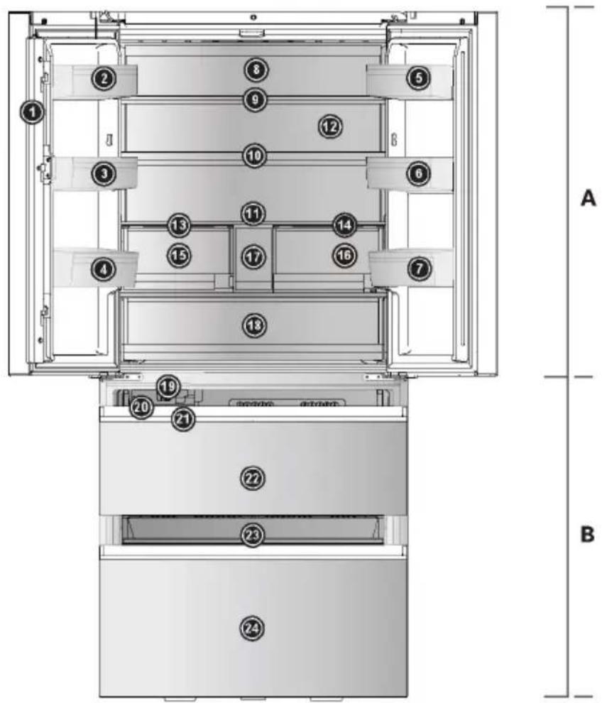 HAIER HFR79F19DFGB - HINWEIS - 1