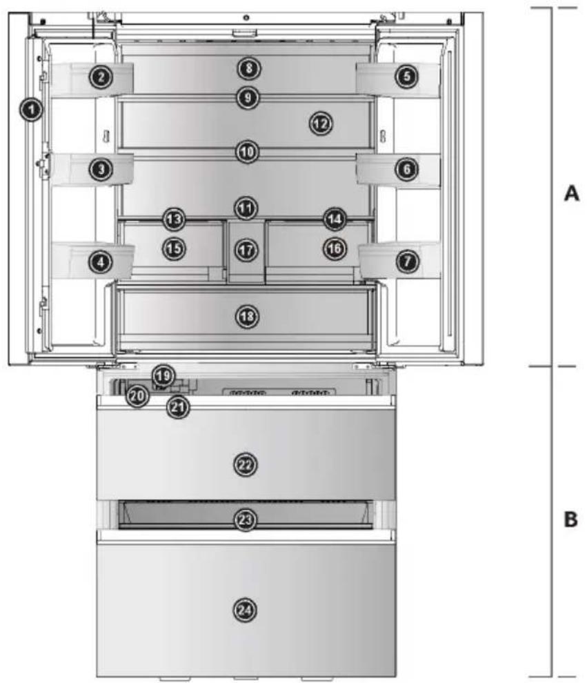 HAIER HFR79F19DFGB - UPOZORNĚNÍ - 1