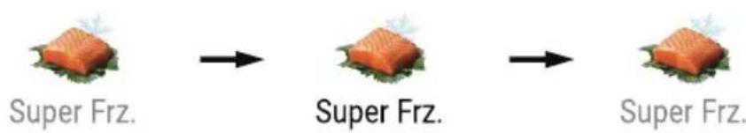 HAIER HFR79F19DFGB - Super Frz function - 1